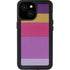 Radiant Orchid Color Block iPhone 15 Waterproof Case